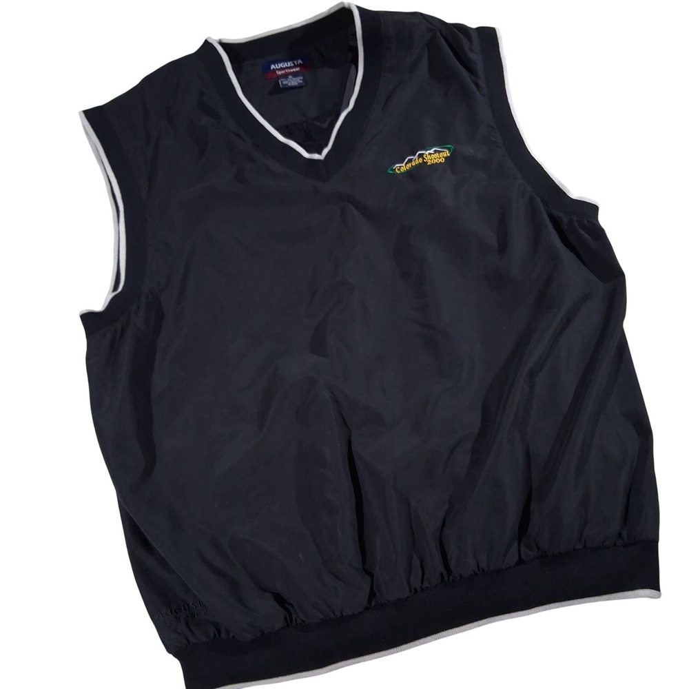 Augusta Sportswear Colorado Shootout 2000 Windbreaker Vest Navy XL Mens